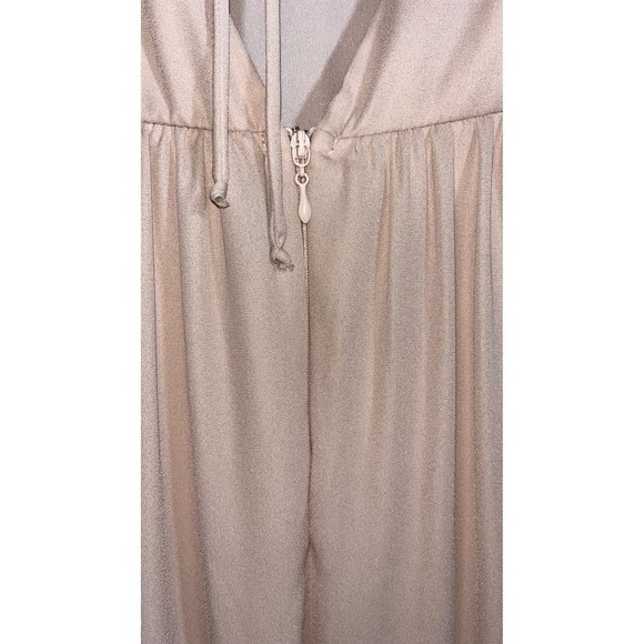 Show Me Your Mumu Faye Flutter Sleeve Maxi Dress V Neck Bridesmaid Sz Large - Picture 4 of 5